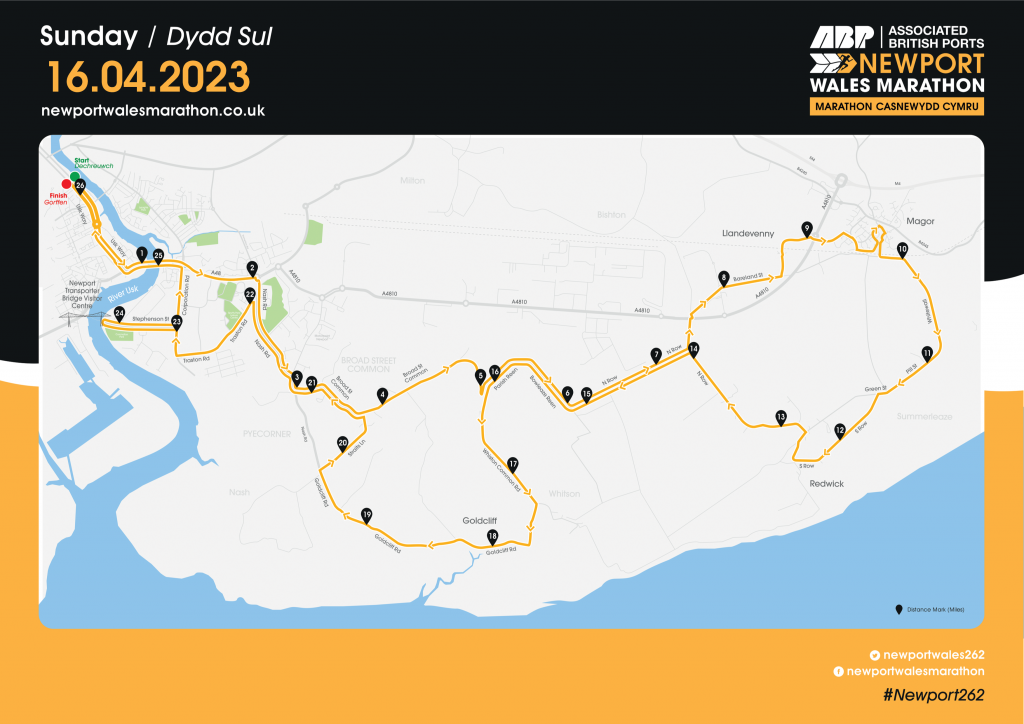 Newport Marathon 2024 Route Map Pdf Tani Zsazsa