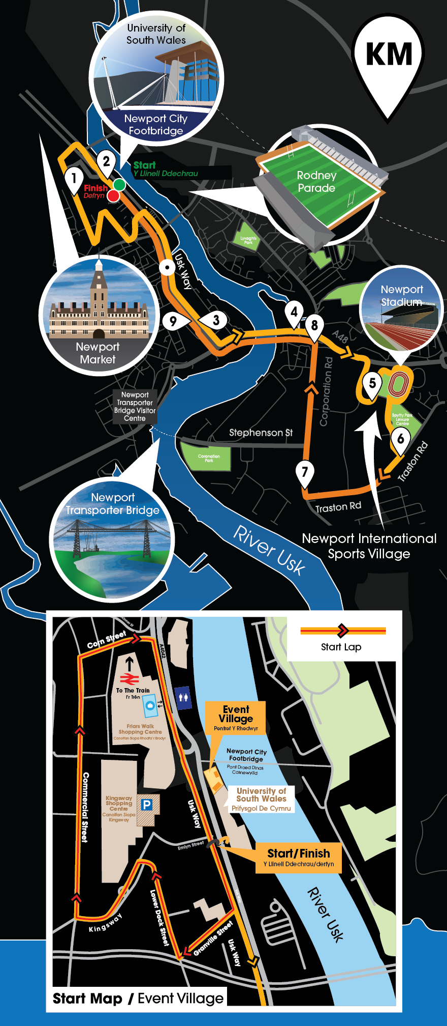 New routes revealed for ABP Newport Wales Marathon, Half and 10K ABP