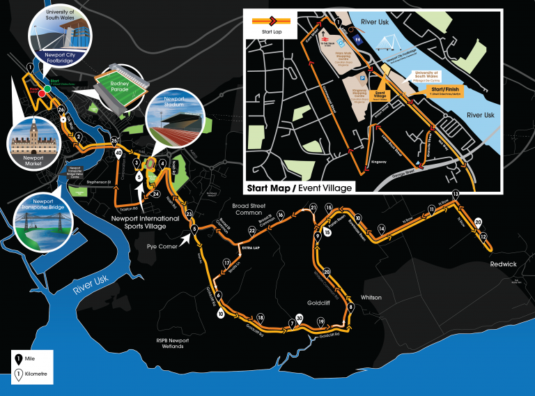 New routes revealed for ABP Newport Wales Marathon, Half and 10K ABP